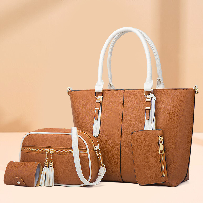 Women's Bags 2025 New Trendy Fashion Color-Blocking Mother-Daughter Bags Fresh Crossbody Shoulder Handbag Women's Bags Wholesale