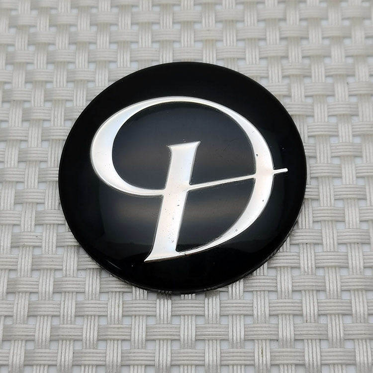 专业厂家生产 亚克力汽车标牌 圆形印刷电镀标 汽车logo标贴