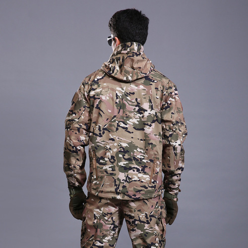 ESDY outdoor camouflage jacket work clothes wholesale soft shell camouflage clothing men's winter mountaineering clothing