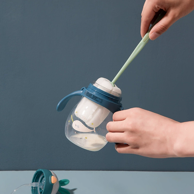  Hygienic bottle detergent with glass, sponge bottle brush