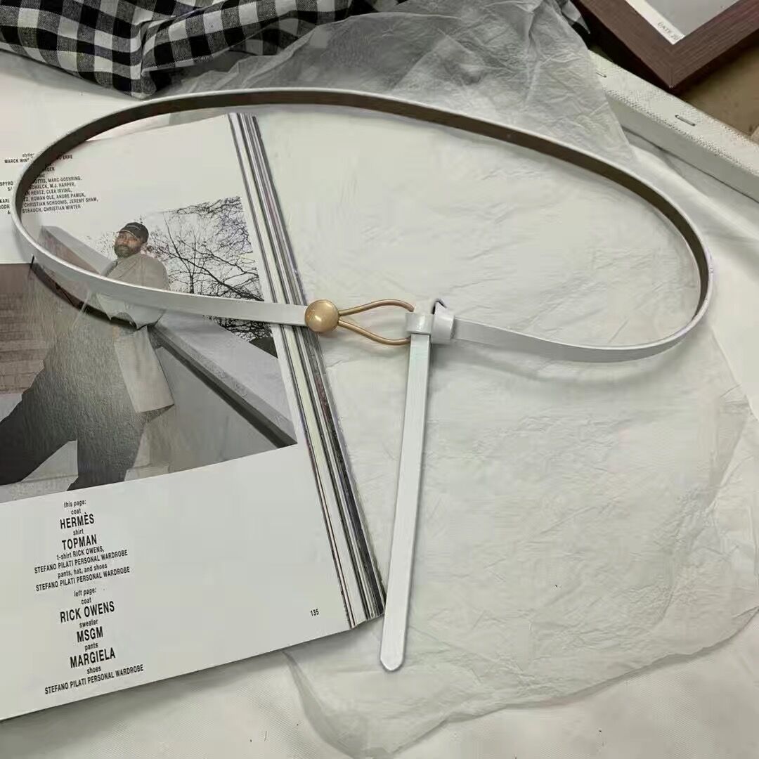 Traje de Cinturón fino de cuero de las mujeres cinturón decorativo anudado de moda vestido negro suéter cintura apretado