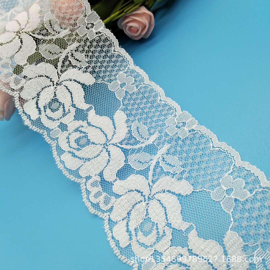 工厂批发6.8cm台湾版无弹力蕾丝花边量大优惠