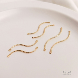 14K����������������ݼyŤ�����p��S�ε���DIY���h����Ʒ���