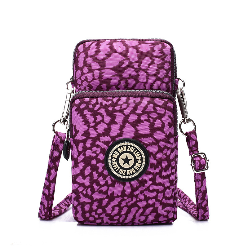 Nuevo bolso para teléfono móvil bolso de lona coreano monedero de nailon diagonal bolso para correr al aire libre bolso de brazo deportivo