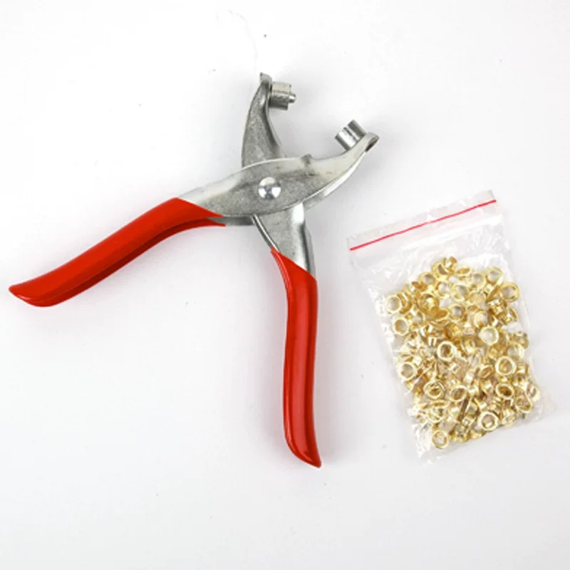 6 -inch galvanized handle chicken eye tongs, shirt, eye pliers and rivet clamps