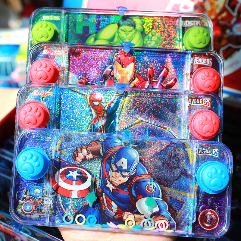 Water machine game machine ring cartoon nostalgic toys Yiwu small toys small gifts wholesale stall toys