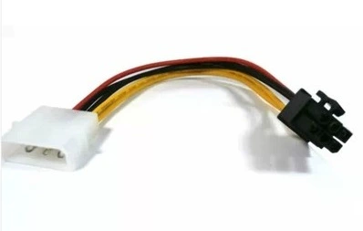 Кардридер 4Pin на 6pin питание видеокарты 4P в 6P кабель питания графической карты D-тип 6pin