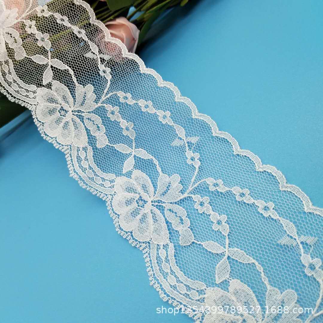 工厂现货批发好质量5.7cm台湾版无弹蕾丝花边各种女装花边