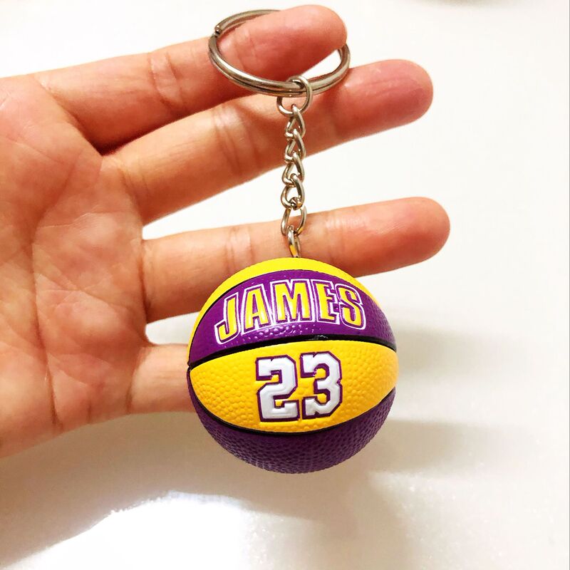 Hot Selling Basketball Keychain James Curry Durant Kobe Harden Irving Pendant Gift Souvenirs Hot Selling Basketball Keychain James Curry Durant Kobe Harden Irving Pendant Gift Souvenirs