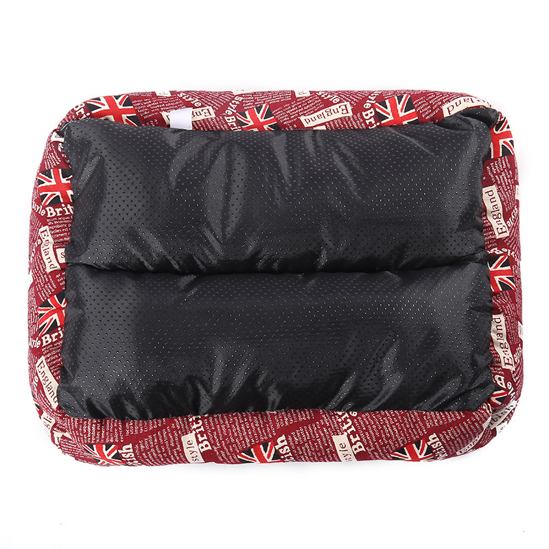 Estera de la perrera del animal doméstico otoño e invierno cálido color caramelo huellas gato nido cuatro estaciones universal antideslizante cama para mascotas al por mayor