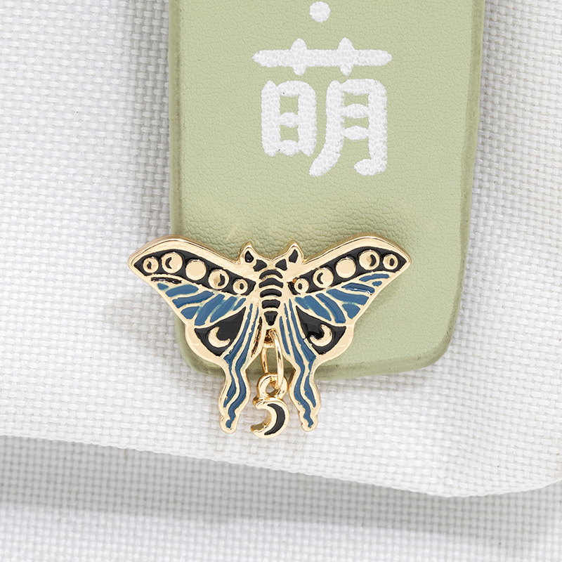 Estilo coreano de moda simple joyería goteo aleación aceite nube patrón mariposa broche ramillete accesorios Ventas Directas la fábrica