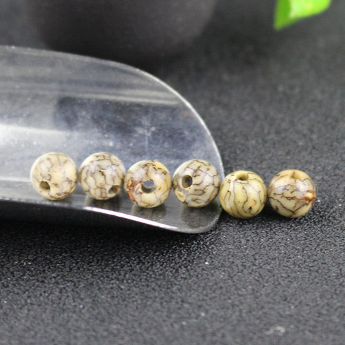 Small Silver Thread Bodhi Seed Raw Beads DIY Buddhist Rosary Bracelet 108 Seeds for Men and Women Accessories Necklace