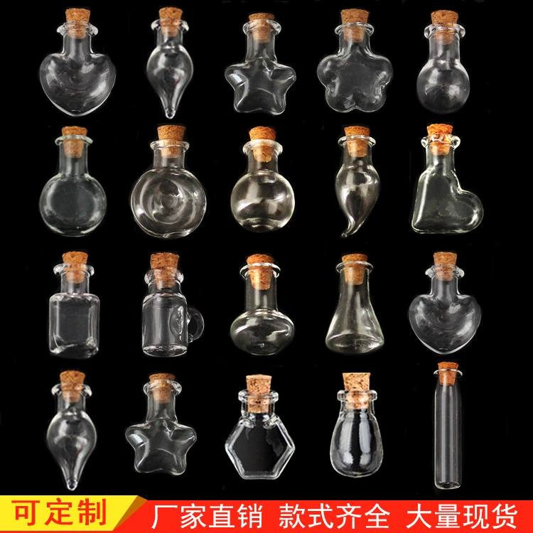 DIY форма маленькая бутылка мини стеклянная бутылка Дрифт бутылка желаний флакон духов Мобильный телефон кулон ремешок кулон аксессуары