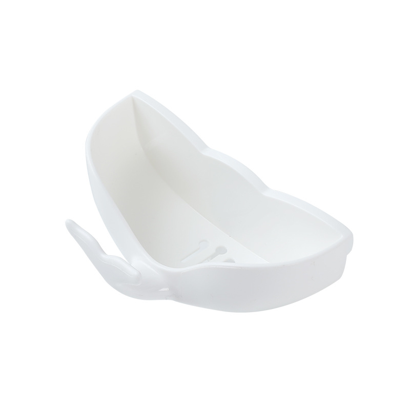 Caja de jabón de cola de pez caja de jabón de drenaje gancho multifuncional creativo sin costuras montado en la pared titular de jabón estante de almacenamiento de plástico