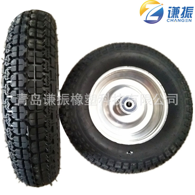 4.10/3.50-4橡胶真空轮胎 3.50-8真空轮胎  运输车轮子