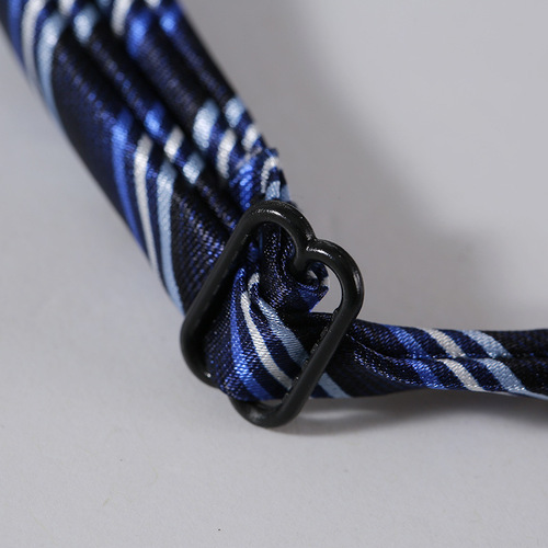 Women's Collar Bank Professional Dress Women Striped Sales Collar Flight Attendant Collar Tie Hotel Uniform Butterfly Knot