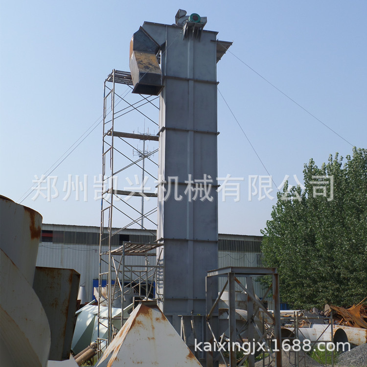 凯兴TD630斗提机皮带式 钢砂煤炭石粉提升机