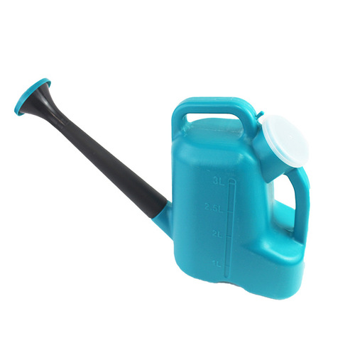 Plastic 5L sprinkler kettle with lid, watering kettle, removable nozzle, spray kettle, large capacity thickened spray kettle
