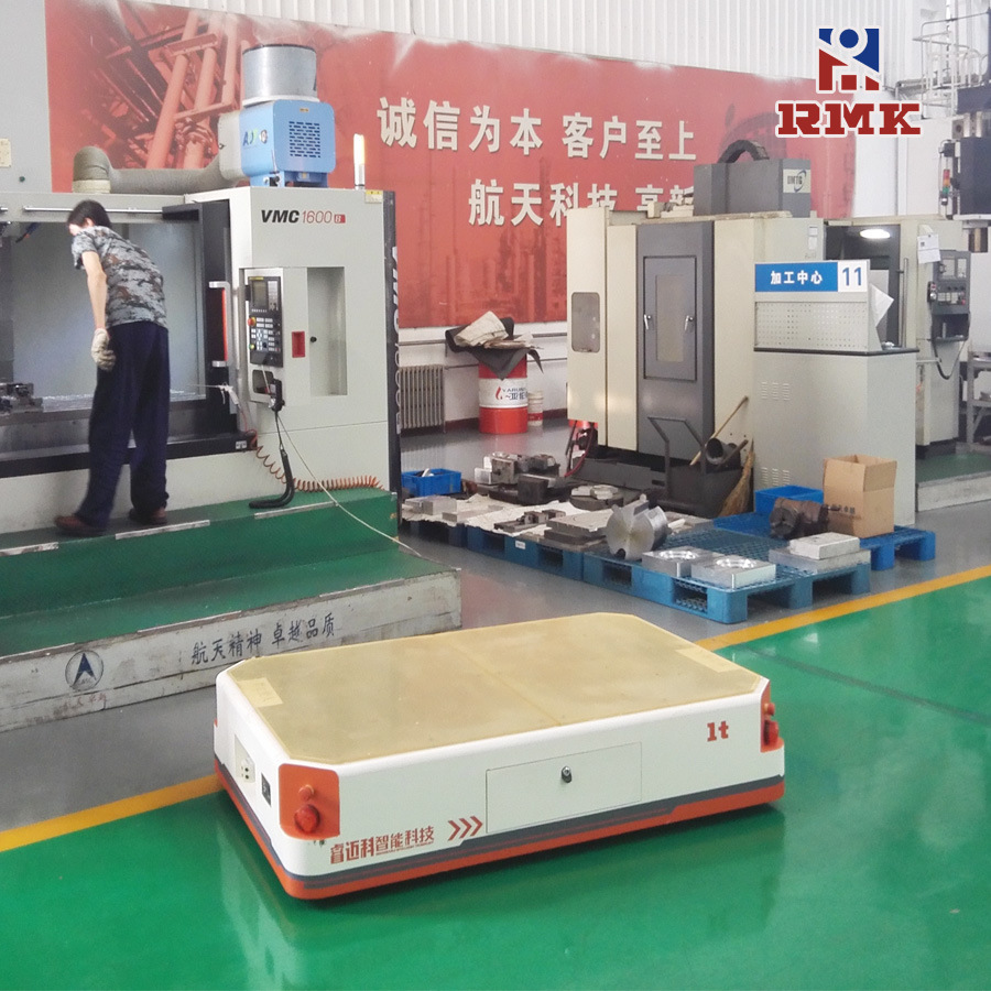 无线自动控制智能搬运平板车 室内作业物料转运无轨胶轮车