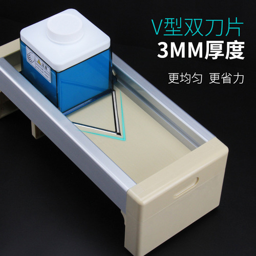 Fruit slicer, milk tea shop, commercial lemon slicer, household fruit, vegetable and potato slicer, manual