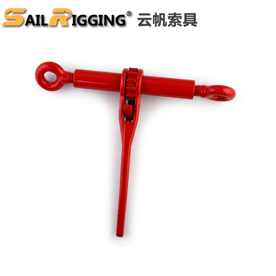 索具厂直供无钩环式棘轮式链条紧索具 5/16-3/8船用喷塑紧索具