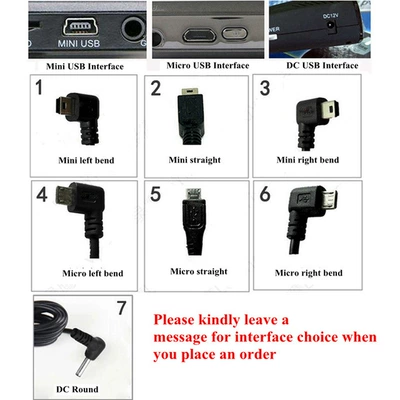 hours parking monitoring car – Mobil şarj cihazları - micro-usb-straight-head