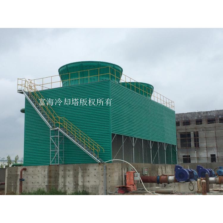 厂家直供方形冷却塔 玻璃钢冷却塔  钢铁化工用800T方形冷水塔