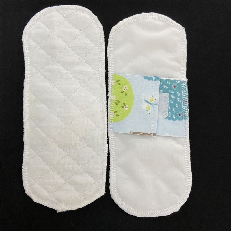 in stock washable sanitary napkin panty liner cotton material soft breathable pregnant women's towel 19,21CM