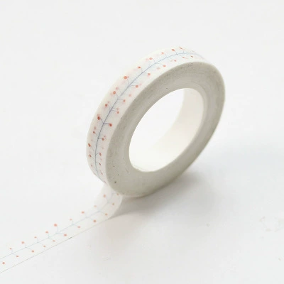 Декоративная лента Washi для скрепок, наклейки для планировщика, печатные дизайны, 4×0.7 см, ассортимент