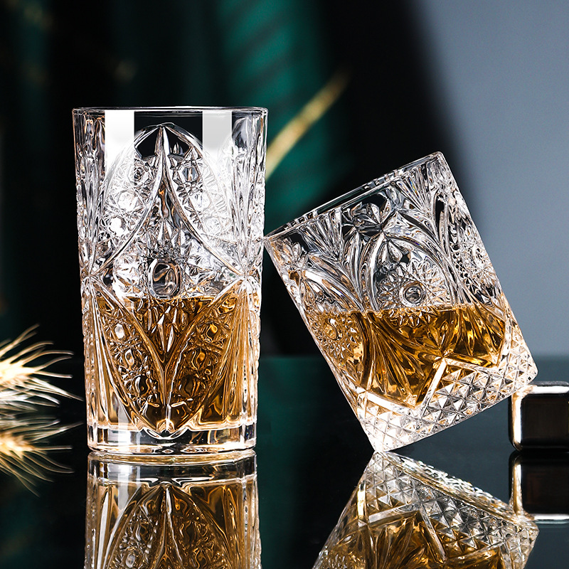 Creative crystal cocktail wineglass for whiskey for home use