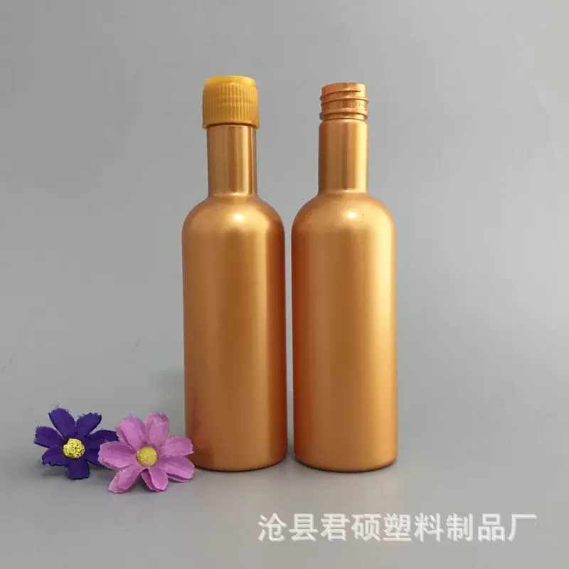 厂家供应燃油添加剂瓶120ml金色塑料燃油瓶车用燃油宝瓶塑料瓶
