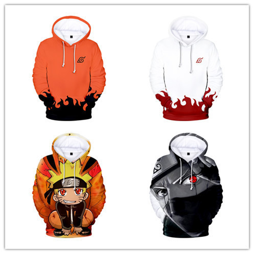 Cross-Border Naruto Sweatshirt Fourth and Sixth Generations Naruto Japanese Style 3D Hooded Sweatshirt Children's Version Cross-Border Naruto Sweatshirt Fourth and Sixth Generations Naruto Japanese Style 3D Hooded Sweatshirt Children's Version