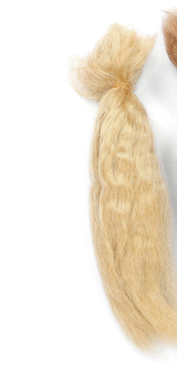 Reborn suministro de mohair para enraizamiento reborn baby doll mohair pelo