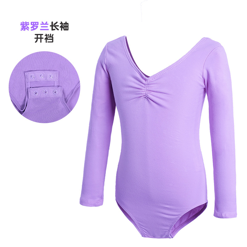 Trajes de baile para niños Trajes de entrenamiento para niñas de verano Trajes de ballet de manga corta Trajes de baile de una pieza para exámenes de danza china