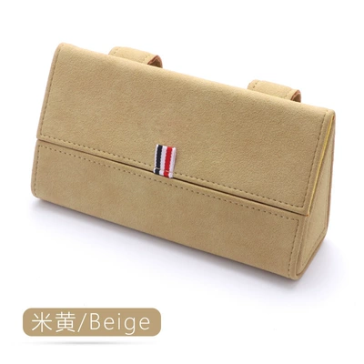 Car glasses box multifunctional Multimediya və saxlama aksesuarları - beige