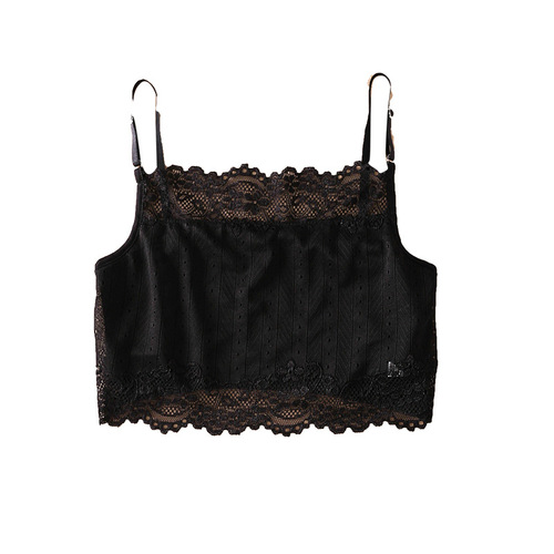 Yue Joy Summer Real Silk Bralette Tank Top Women's Delicate Lace Edge Bodysuit Mulberry Silk Lingerie