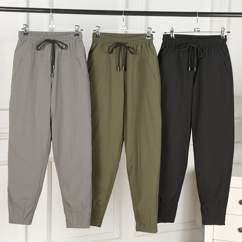 (Серия 90 белых утиных пуховых) пуховые Брюки Женская верхняя одежда толстые теплые тонкие повседневные шаровары с высокой талией и редиской