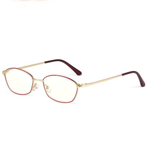 New Fashion Women's Reading Glasses for Middle-Aged and Elderly, High Definition and Comfortable, Factory Wholesale Anti-Blue Light Flat-Spectacles
