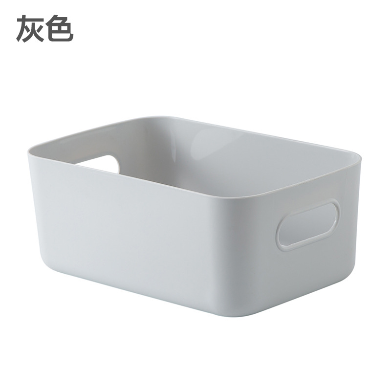 Estilo nórdico organización cesta de almacenamiento de plástico baño cocina baño cesta de almacenamiento de escritorio Varios cesta de almacenamiento