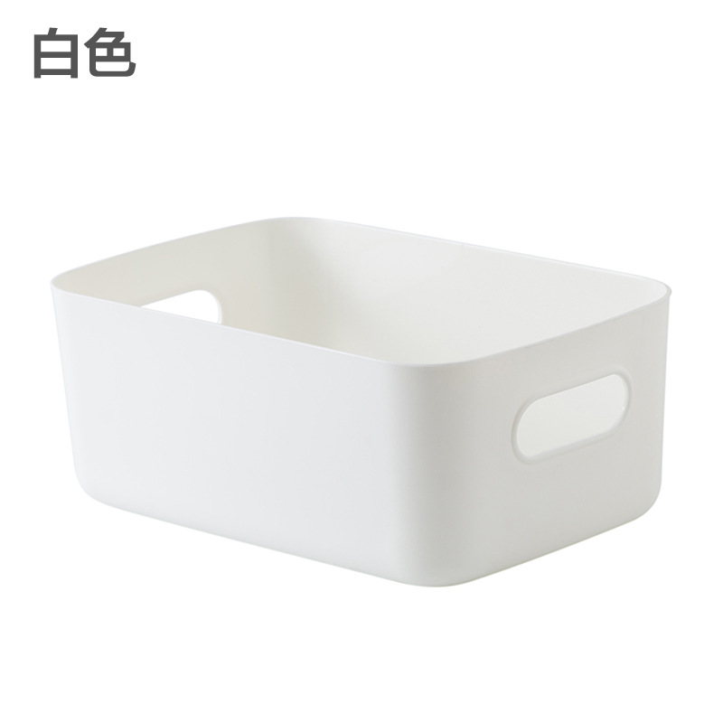 Estilo nórdico organización cesta de almacenamiento de plástico baño cocina baño cesta de almacenamiento de escritorio Varios cesta de almacenamiento