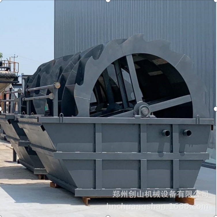 大批量批发轮斗洗沙机 水洗沙设备淘沙机 轮斗洗沙机双轮斗洗砂机