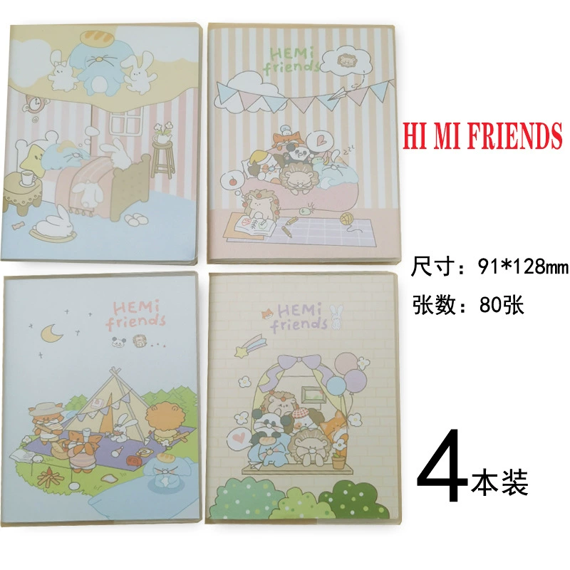 Pocket Notebook 91×128 mm, handheld book for elementary students, lightweight 0.1 kg