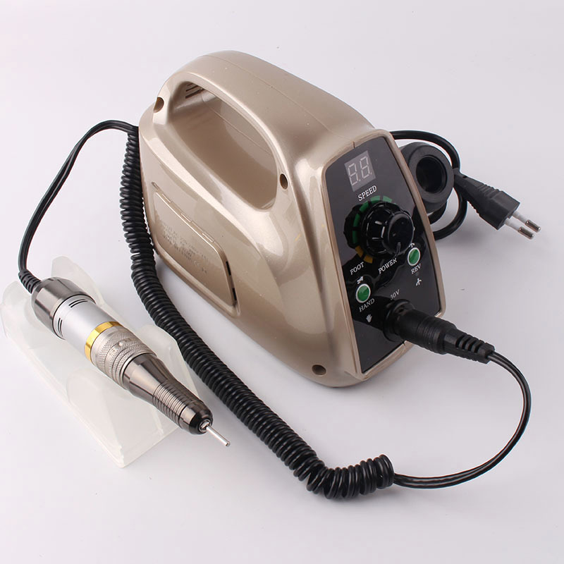 Amolador de uñas de alta calidad amolador de uñas 35000 rpm amolador de mano portátil con mango de alta gama