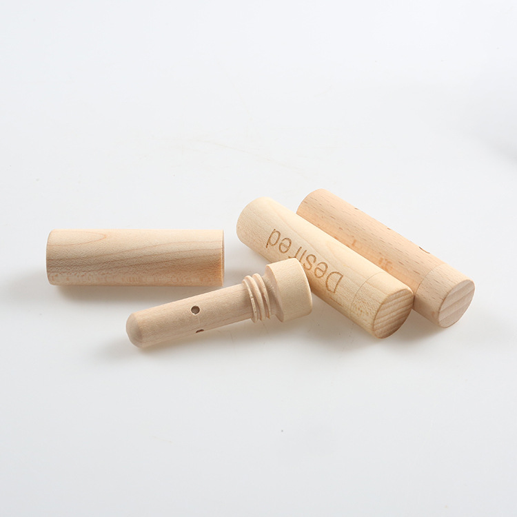 Madera maciza aceite esencial fragancia palo conveniente succión portátil palo de madera nariz palo aromaterapia palo nariz tubo de succión de paja