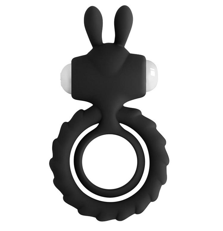 토끼 반지 블랙