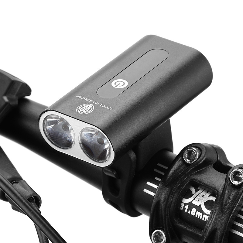 Bicycle headlight LED mountain bike light cycling light cross-border usb charging T6 waterproof riding equipment