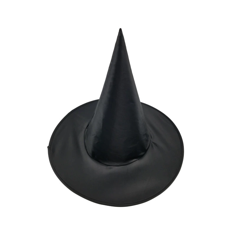 Хэллоуин Шляпа Черная Ткань Оксфорд Шляпа Ведьмы Макияж Костюм Реквизит Гарри Поттер Волшебная Ведьма Шляпа
