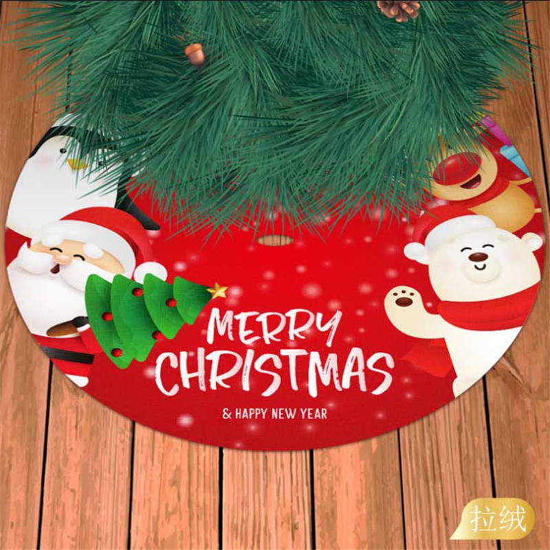 90cm transfronterizo nuevo vestido de árbol de Navidad decoraciones de Navidad dibujos animados viejos velhos vestido de árbol de Navidad