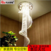 Crystal pendant, hotel ceiling lamp for country house suitable for stairs, lights for living room