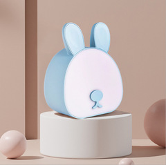 創意萌兔小夜燈少女心充電臥室檯燈床頭兒童卡通燈餵奶睡眠護眼燈